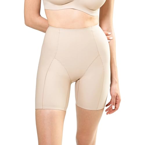 kaeruskin Eco Sustainable Shapewear Shorts - Breathable High Waisted Shapewear Tummy Control – Thigh Slimmer Shorts for Women Nude