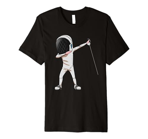 Fencing Dabbing Boy Girl Funny Dab Dance Sports T-shirt
