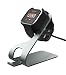 Produktbild MoKo Ladestation Kompatibel mit Fitbit Versa/Versa Lite/Versa SE, Aluminium Ladegerät Ladeständer mit 150 cm USB Ladekabel, Grau