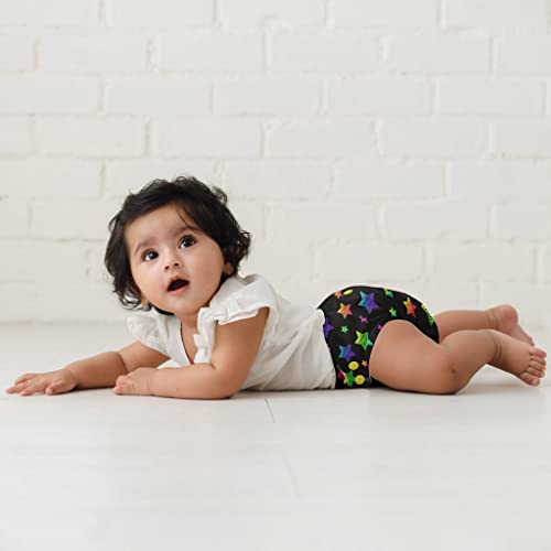 Image of SuperBottoms Swimming Diapers for Babies & Toddlers - Reusable & Adjustable Swim Diapers - Washable Cloth Diapers - Skin Friendly Fabric - Easy to Clean - Fits 3M - 3Y