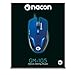 Produktbild NACON GM-105 Maus USB Optisch 2400 DPI Linkshändig - Mäuse (Linkshändig, Optisch, USB, 2400 DPI, Schwarz, Blau)