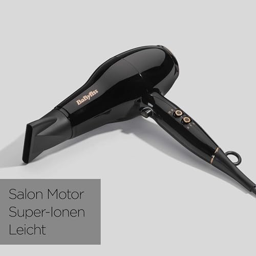 BaByliss Haartrockner Pro Power – Leistungsstarker 2300W Föhn, Professioneller Salon-AC-Motor, Anti-Frizz Ionen-Technologie… – Ansicht 3