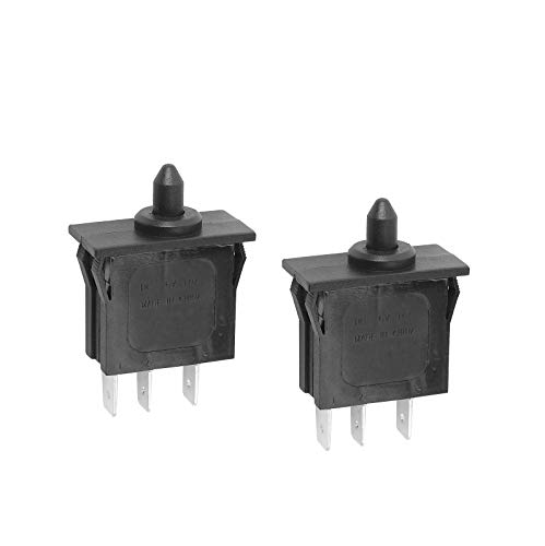 Plunger Type Accelerator Foot Switch for Peg Perego for John-Deere Gator HPX Gaucho Rockin Vespa Scooter for Polaris Slingshot, Children Ride on Car Replacecment Parts