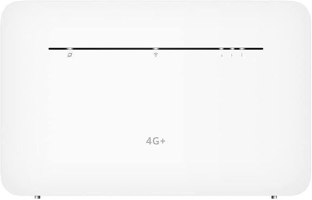 B535-333, 4G+ 400Mbps LTE CAT 7 Mobile WiFi wireless Router, Unlocked to All Networks -Genuine UK Warranty STOCK- (Non Network Logo)- White