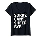 Sorry Can't Sheep Bye Farm Animal Gift Cute Farmer