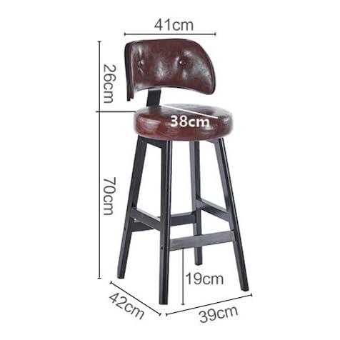 Amazon｜70cm バースツール 2脚セット カウンターチェア ダイニング
