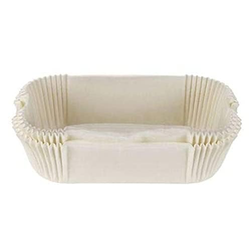 40 fodere ovali usa e getta per teglie per cupcake, rivestimento antiaderente in silicone oleato per friggitrice ad aria, per muffin, Eclair, mini snack (10 x 3 cm)