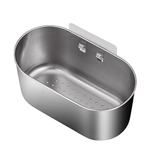 Colador multifuncional de acero inoxidable para fregadero