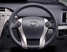トヨタ　ステアリング　プリウス　PRIUS(08460-47010-C0) Amazon | トヨタ(TOYOTA) 革巻ステアリング 内装色ミディアムグレー