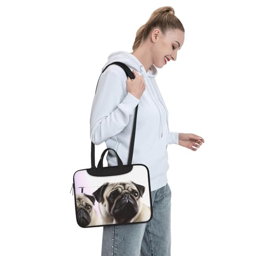 Funda Para Portátil Bolsa De Hombro Pug miniatura 7