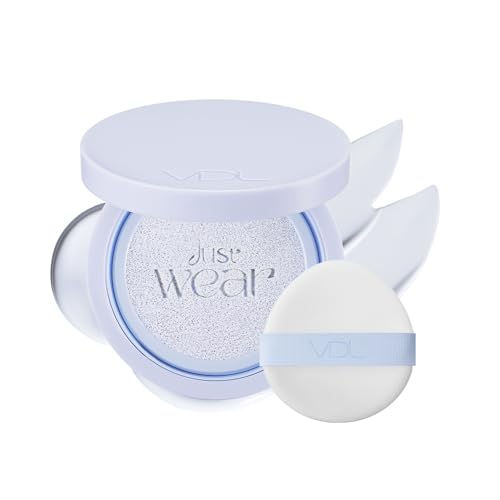 VDL(ヴィディーエル) トーン ステイン カラー コレクティング クッション ペールブルー 化粧下地 ブルー下地 コントロールカラー トーンアップ 透明感 くすみ 高保湿 韓国コスメ 13g SPF 50+・PA+++