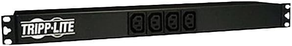 Tripp Lite Basic PDU, 14 Outlets (12 C13, 2 C19), 100-240V, C20, C14/L6-20P/L5-20P/5-20P/5-15P, 1.6/3.8kW, 10 ft. Cord, 1U Rack-Mount Single-Phase PDU (PDUNV)