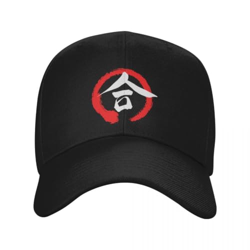 Casquettes en polyester aïkido japonais pour hommes chapeau baseball réglable style camionneur
