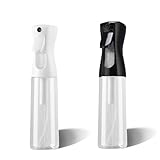 THINTON 200ml Sprühflasche Haare Kontinuierliche Ultra Fine Mist Leeres Wassersprühflasche, 2...