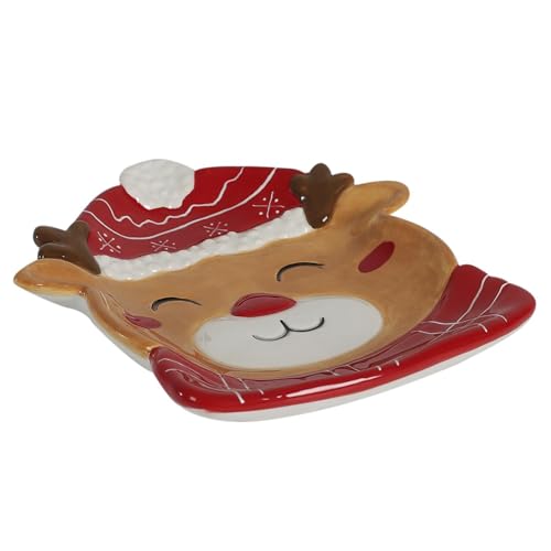 Linnea Plat en céramique Collection Christmas Time modèle Renne de