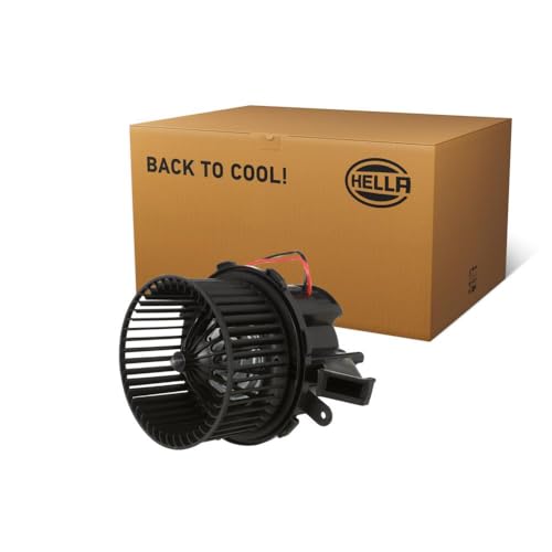 HELLA 8EW 366 400-491 - Ventilador interior (12 V, 216 W, para vehículos con aire acondicionado, diámetro: 130 mm, sin regulador integrado, sin resistencia)