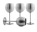 Modern Innovations Stainless Steel Stemmed Wine Glasses, Set of 4, 12 Oz Elegant Wine Glasses Made of Dishwasher Safe Unbreakable BPA Free Shatterproof SS Great for Daily, Formal & Outdoor Use