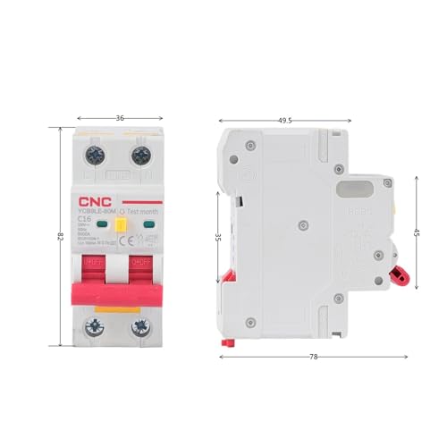 Interruptor diferencial RCBO 4P 20A con proteccion contra sobrecorriente 3