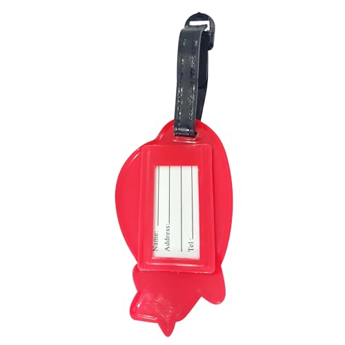 Identificador De Mala De Viagem Tag de Bagagem Avião Férias Etiqueta Silicone Premium (TAG25 Avião V