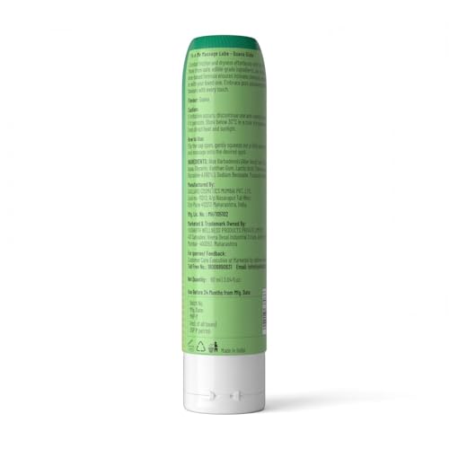 Image of Yu n Me Guava Glide Aloe Based Lubricant & Massage Gel | 100gm | Long-Lasting Intimate Lubrication | Reduces Intimate Discomfort | pH Balanced & Dermatologically Tested | PO1