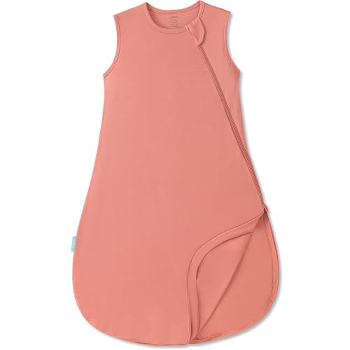 Image of PurComfy Summer Sleep Sack, 0.5 TOG Bamboo Viscose Baby Wearable Blanket with 2-Way Zipper, Soft Breathable Baby Sleeping Bag
