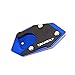 Per Honda XLV 600650700 TRANSALP/DOMINATOR NX 650 / FMX 650 CNC Cavalletto Laterale Ingranditore Piastra Cavalletto Ingrandisci Estensione Espansore Per Staffa (Color : Blue-TRANSALP)