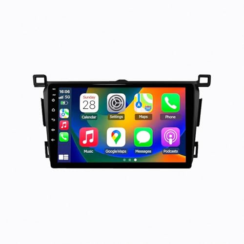 Navegador GPS para Toyota RAV4 con Carplay Android Auto inalámbrico