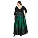 S.L. Fashions Women's Long Satin 3/4 Sleeve Ombre Gown with Pockets, Mother of The Bride Dress (Plus Size)