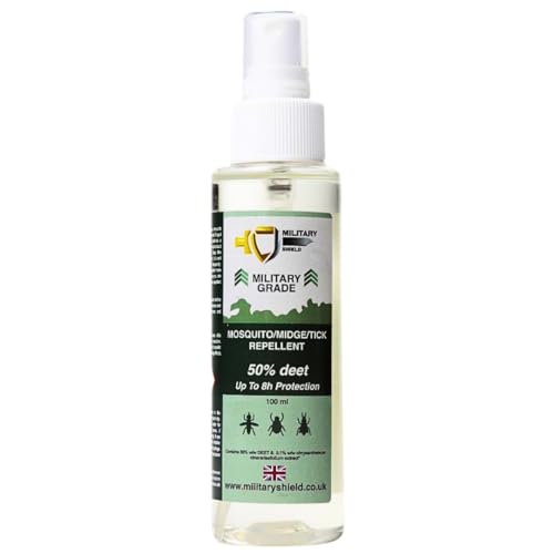 Military Shield Insect Repellent Spray Max Protection 50% DEET All Locations