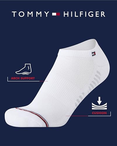 Tommy Hilfiger Womens No Show Athletic Socks – 6 Pack Low Cut Soft Cushioned Performance Socks for Women (Size 4-10)2