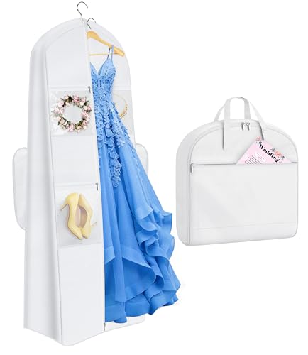 MISSLO 2-in-1 Wedding Dress Garment Bag
