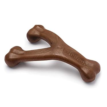 AMAZON - Benebone Wishbone Durable Dog Chew Toy for Aggressive Chewers, Real Peanut, Made in USA, Giant