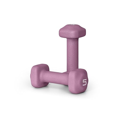 Tone Fitness Neoprene Dumbbell Weight Pairs with Anti-Roll Square Head | Multiple Options