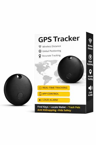 Image of Devil Will Cry Universal GPS Tracker Tag for Kids, Keys, Cars, Bikes, Smart Tracking Device Compatible with Apple Find My and Android Find Hub, Compact Mini Locator for Valuables