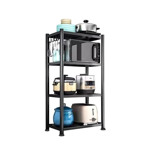 MAGIC SELECT Scaffalature di Stoccaggio. Scaffale Modulare Multiuso. Scaffale con Ruote. Scaffale Portaoggetti di Metallo. Mobili per Cucina, Bagno, Camera, Soggiorno con 4 Ripiani. (120x40x27cm)