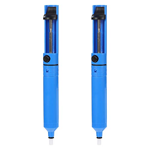 FAVOMOTO 2 Pcs Suction Welding Pickup Tool Soldering Removal Pump Dispenser Soldering Pen Sucker Desoldering All Plastic Ptfe Iron