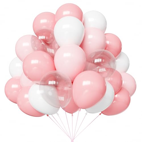 Lot de 67 ballons décoratifs pour mariage, fête prénuptiale, fête prénatale, anniversaire,...