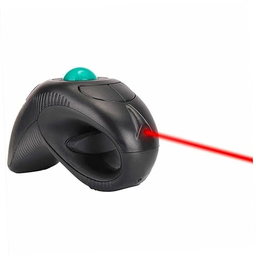 DIYEAH 2.4g Ratón Inalámbrico De Mano Trackball Control De Pulgar USB GHz De Alcance