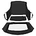 Kojem Convertible Soft Top Compatible with 1994-2004 Ford Mustang Sailcloth Vinyl Roof with Plastic Window Black Foldable