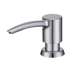 ICREEH Eingebauter Seifenspender Küchenspüle Chrom