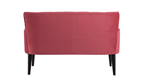 Jennifer Taylor Home Mia Settee, Garnet Rose #TOP4