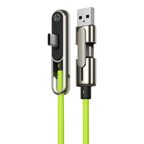 Cargador lateral de móvil para evitar enredos con cable retráctil de 240W 7