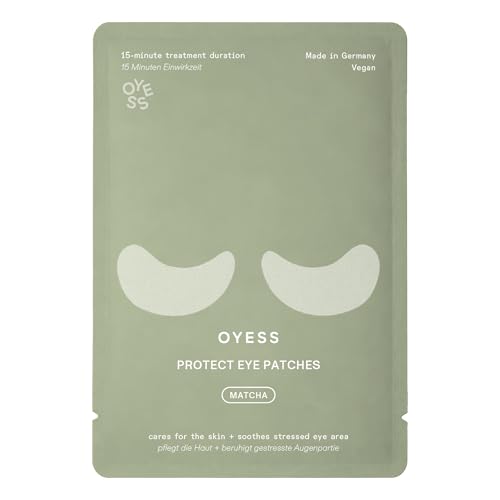Masques yeux OYESS matcha concombre | Patch anti-fatigue végétal et pH neutre x20