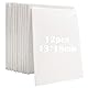 Leere Leinwand, CTRICALVER Reine Baumwolle Leinwandplatte 3 mm, Leinwandtafeln 13 x 18 cm (12er-Pack), Vorgespannte Leinwand, Malleinwand,benutzt für Ölmalerei, Acrylmalerei, für Anfänger und Amateure
