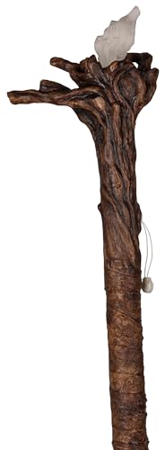 Ghoulish Productions Staff: Wizard LED Latex Staff. Staffs Line. Wizard Staff Adult. Walking Stick for Wizard Staff Adult Halloween. Ideal for use in Halloween Costumes Halloween Accesory