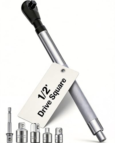 JTZWN 1/2 Offset Extension Wrench Set with 4 Adapters