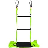 16.4 Feet Green Fire Escape Ladder Emergency Fire Ladder for House Residence Reusable Portable Safety Ladders for Balcony Window
