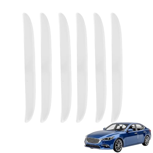 6Psc Car Door Edge Protector Guards Strips Clear Scratches Dings Protectors for Car Doors-Transparent