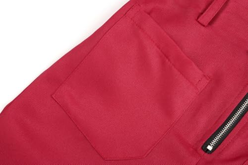 ReliBeauty Red Jumpsuit Kids Costume for Kids, 160 by ReliBeauty - Used condition - Image 6