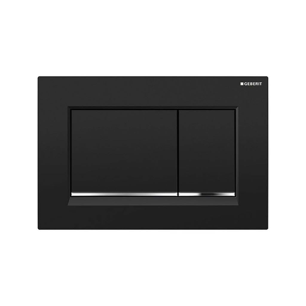 GeberitK13379 Sigma 30 Actuator Plate. KM. 1 Black/Gloss Chrome (115.883 – Pack of 1